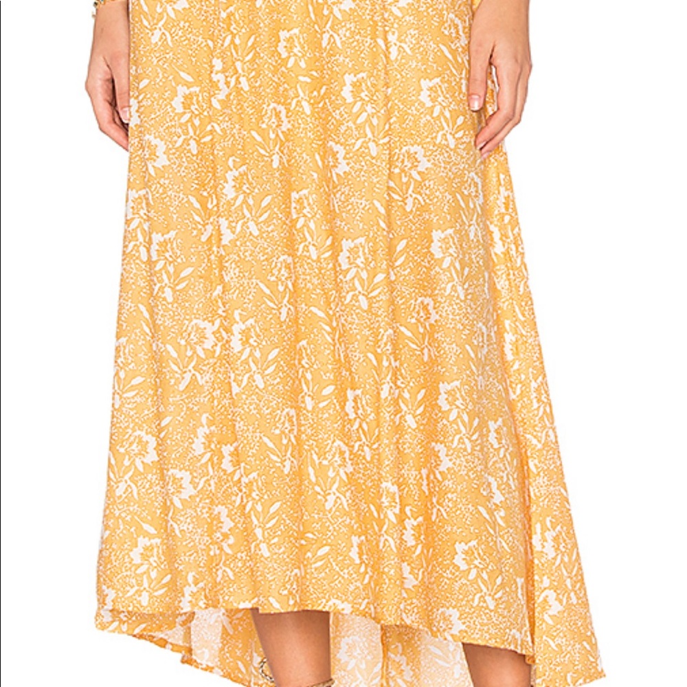 Amuse Society Shiva Yellow Skirt